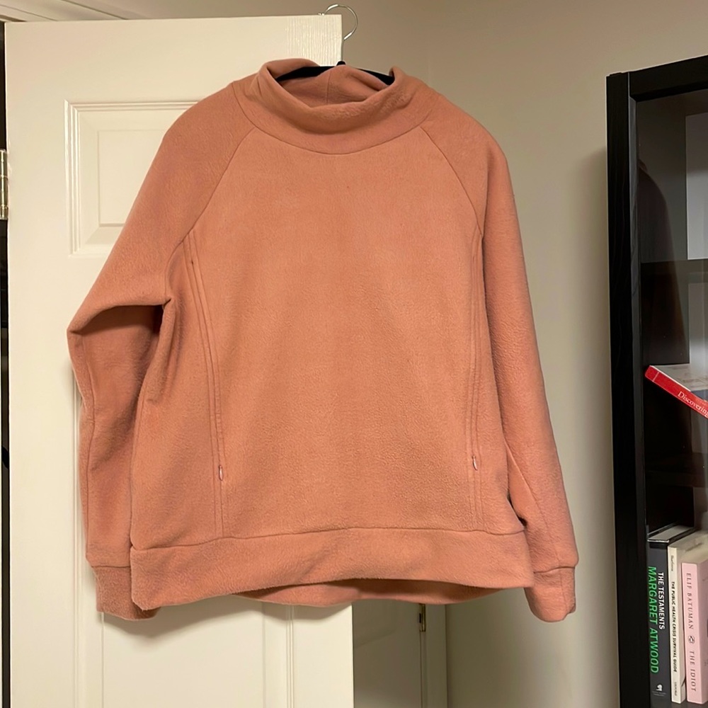 Gap maternity fleece super soft with side zips for nursing